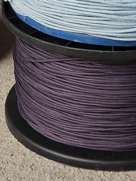 3mm File örgü ipi  kahve paracord