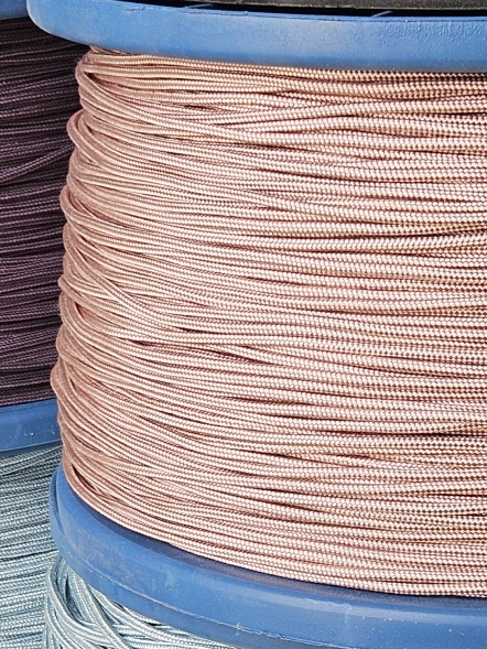 3mm File örgü ipi  pembe paracord