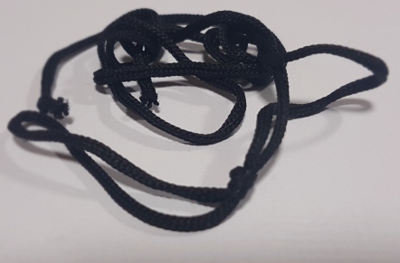 2mm ince Siyah ip